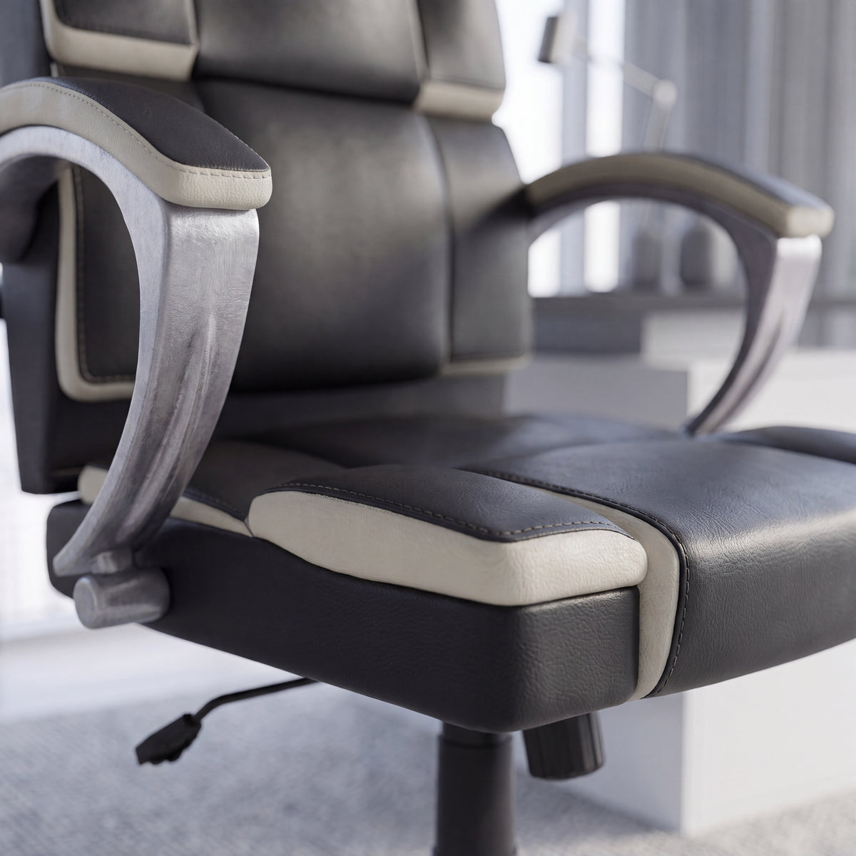 Henderson Office Chair, Black & White UKFR