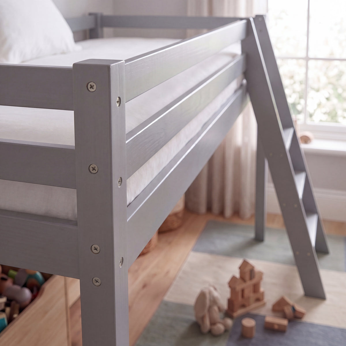 Sydney High Bunk Single - Grey