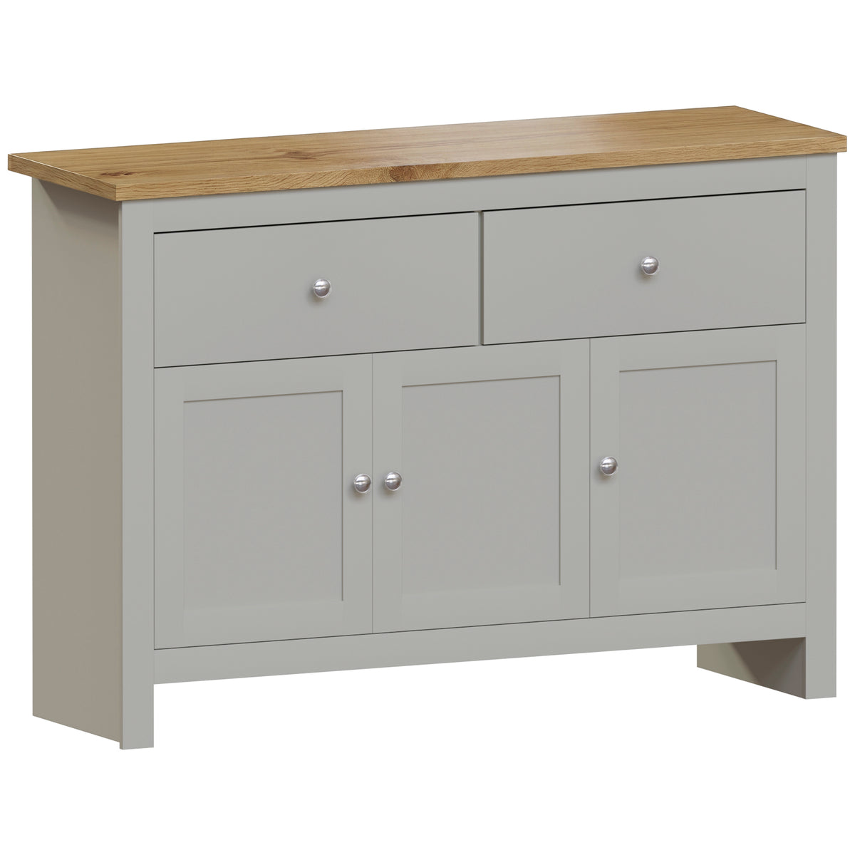 Arlington 2-Drawer 3-Door Sideboard - Grey