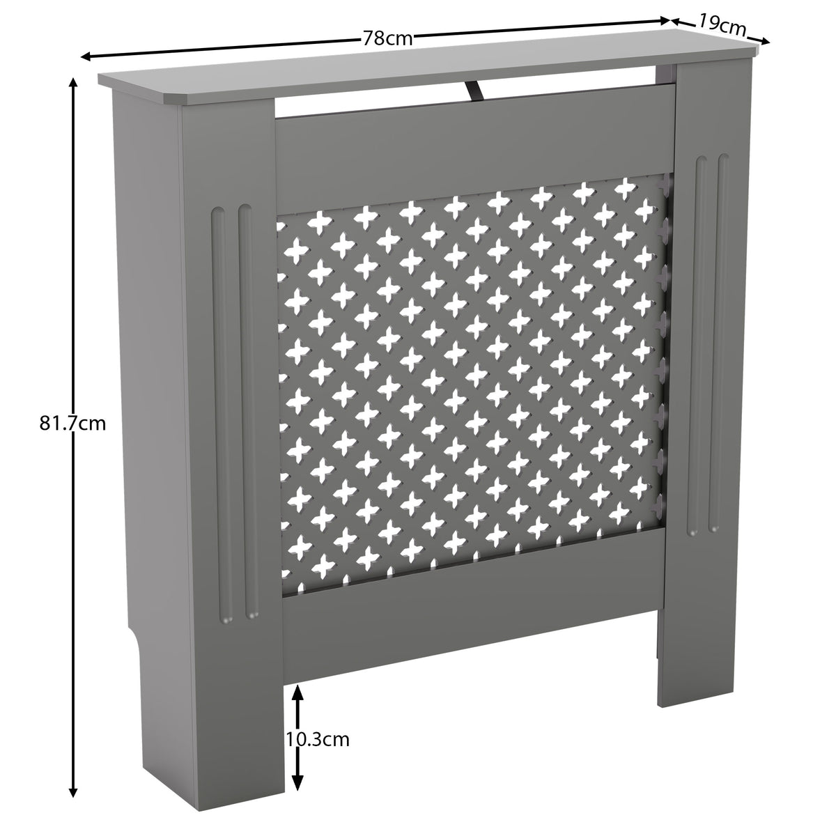Oxford Radiator Cover - Grey, Small