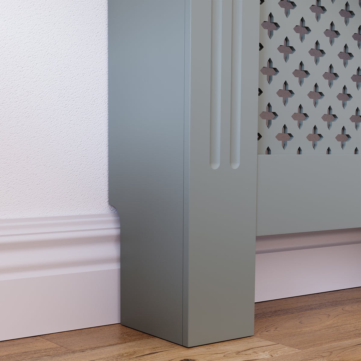 Oxford Radiator Cover - Grey, Small