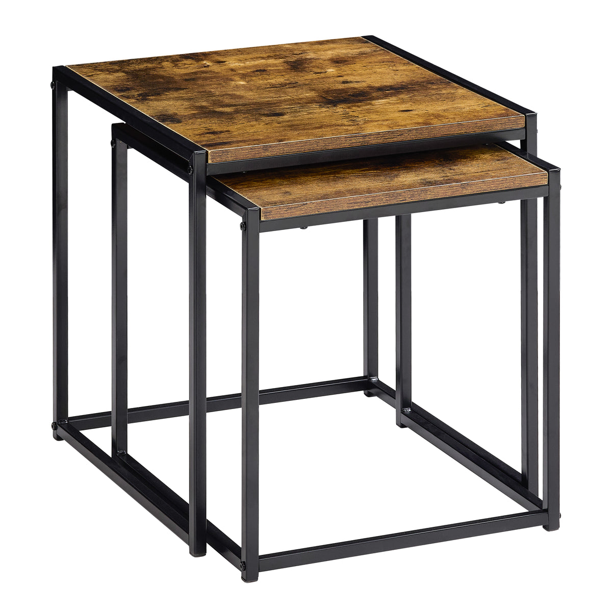 Brooklyn Nest of 2 Tables - Dark Wood