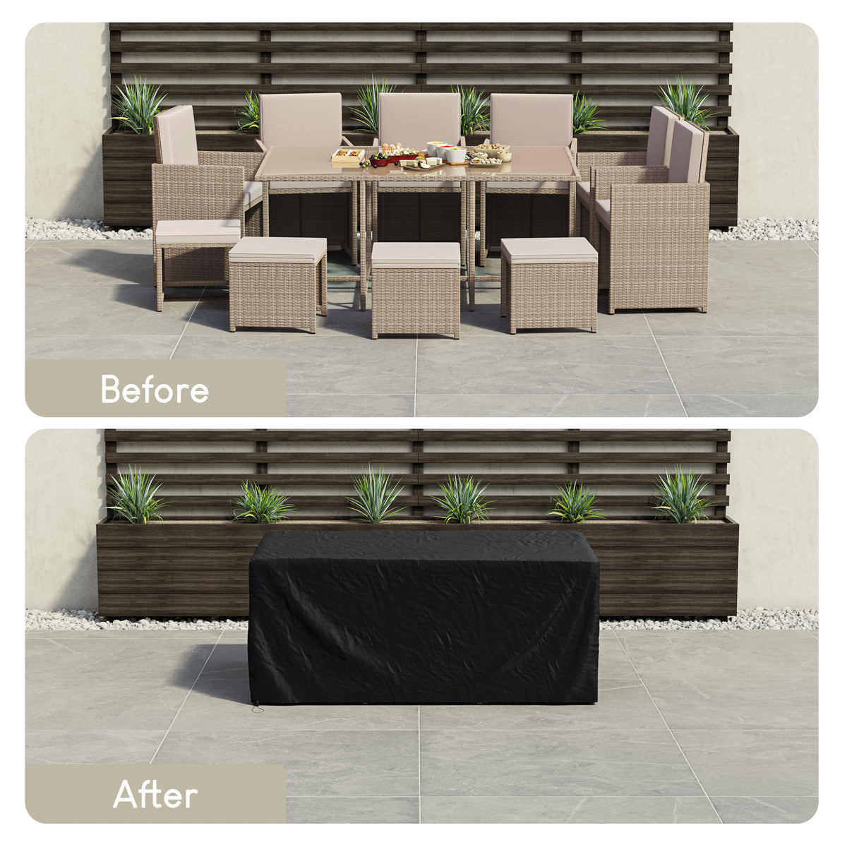 Outdoor Patio Furniture Cover - 170x113x71cm UKFR