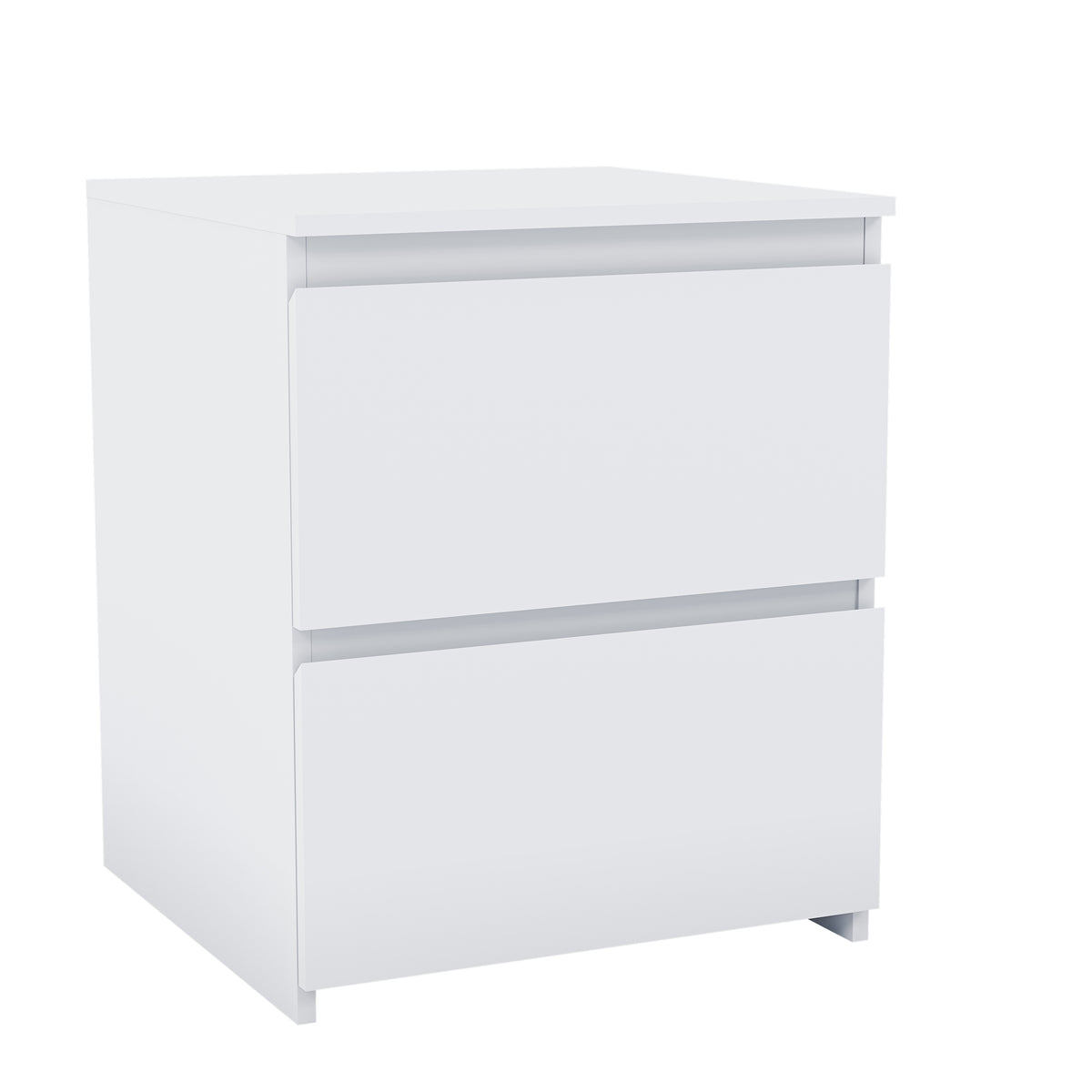 Denver Large Bedside Chest Table, White