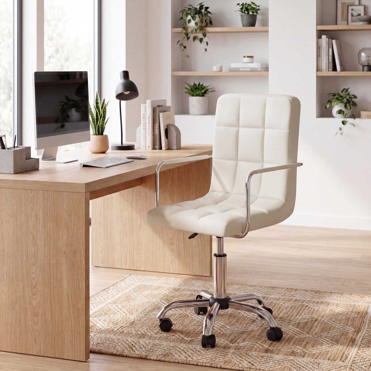 Calbo Office Chair, Beige UKFR