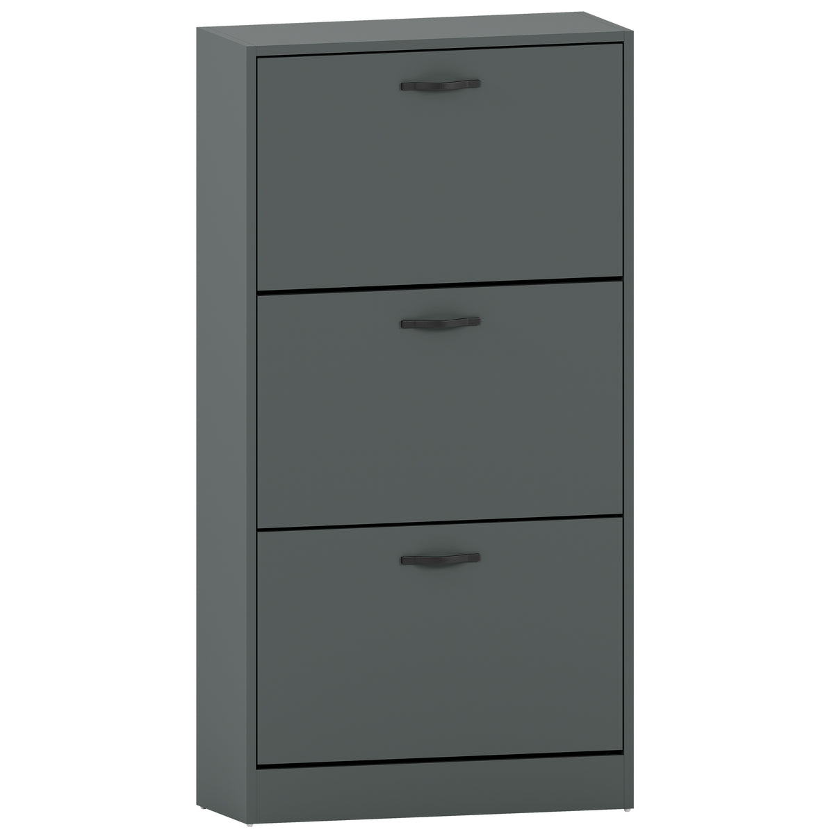 3 Drawer Shoe Cabinet, Jasper Green