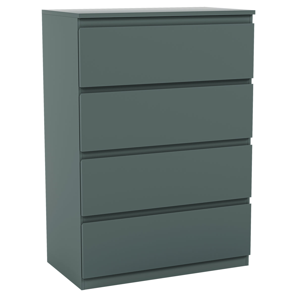 Denver Chest of 4 Drawer, Jasper Green