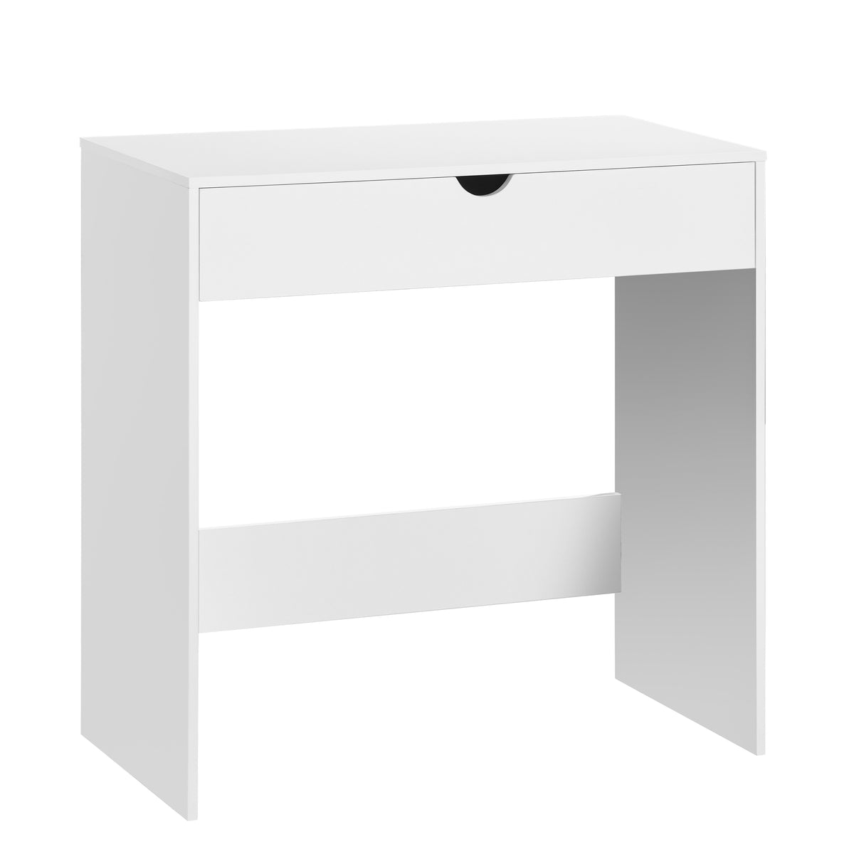 Rivela 1 Drawer Dressing Table, White Vanity Desk, Bedroom Furniture
