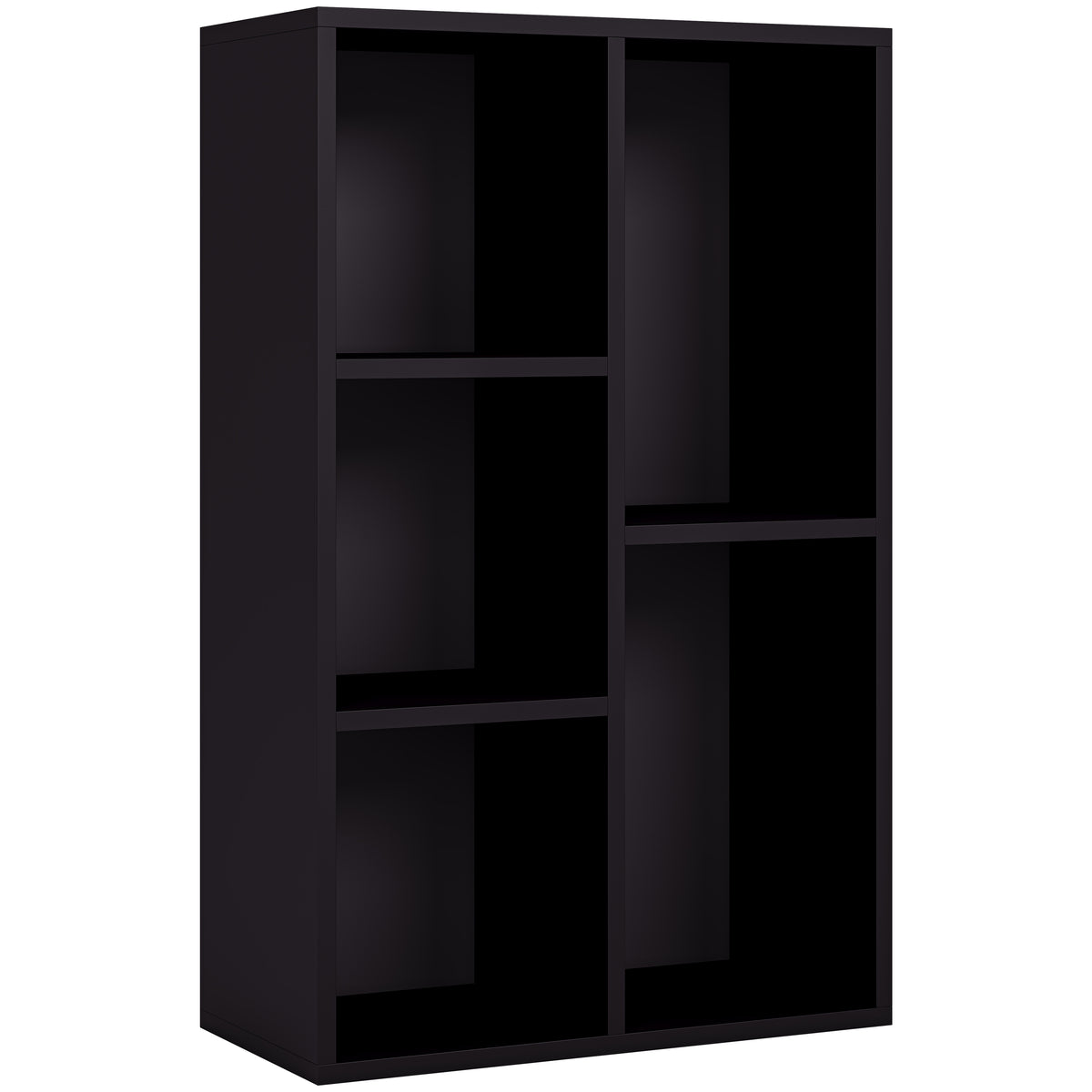 5-Cube Storage Cabinet Unit, Black