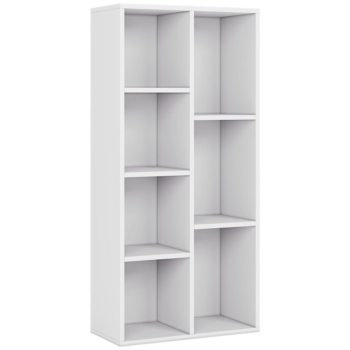 7-Cube Storage Cabinet Unit, White