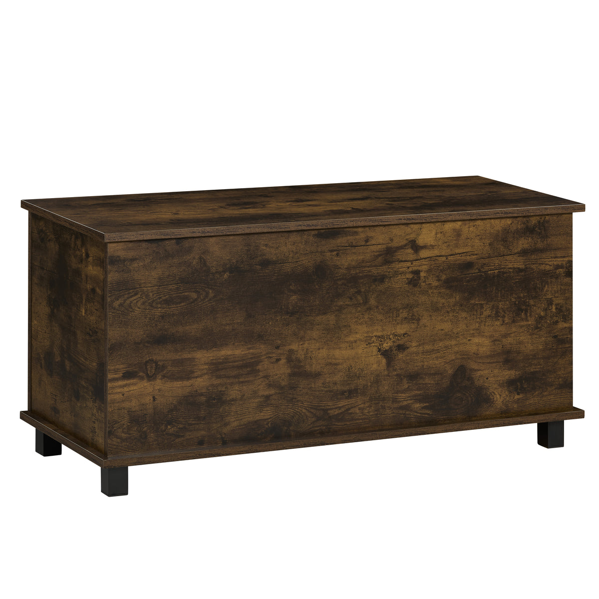 Leon Storage Ottoman - Rustic Brown