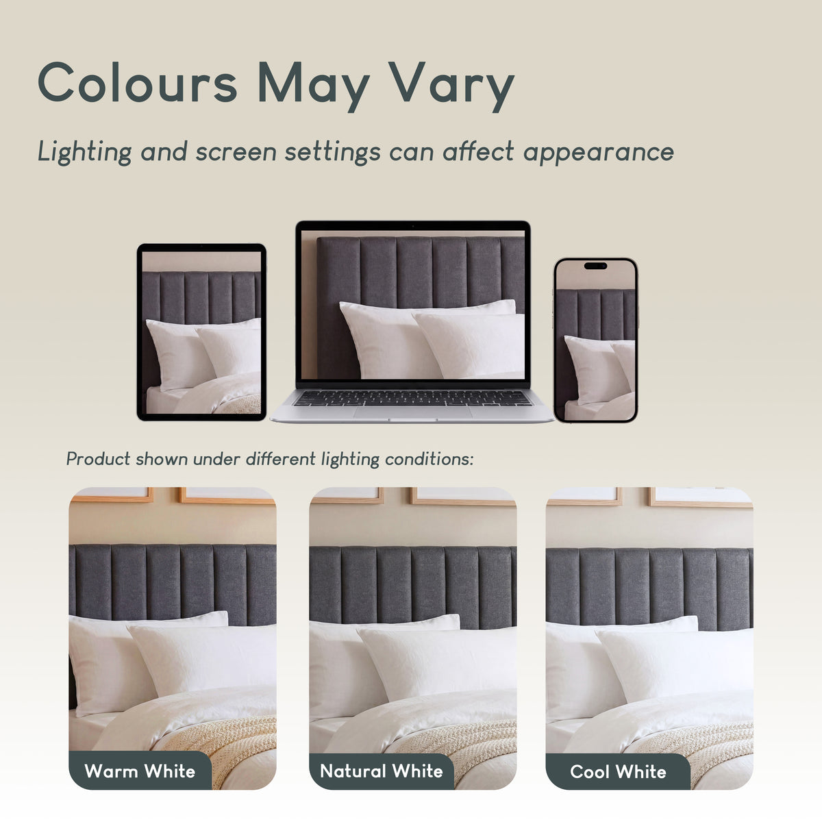 Vellaro Single Ottoman Fabric Bed, Dark Grey Linen