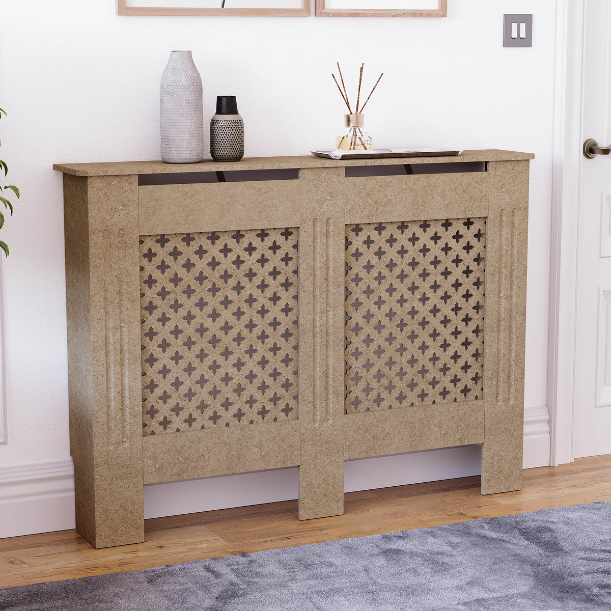 Oxford Radiator Cover - Unfinished, Medium