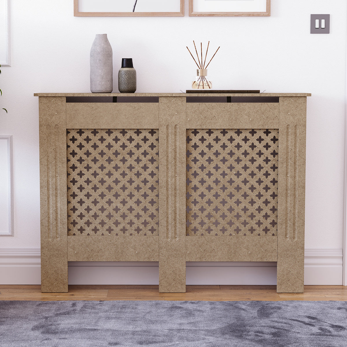 Oxford Radiator Cover - Unfinished, Medium
