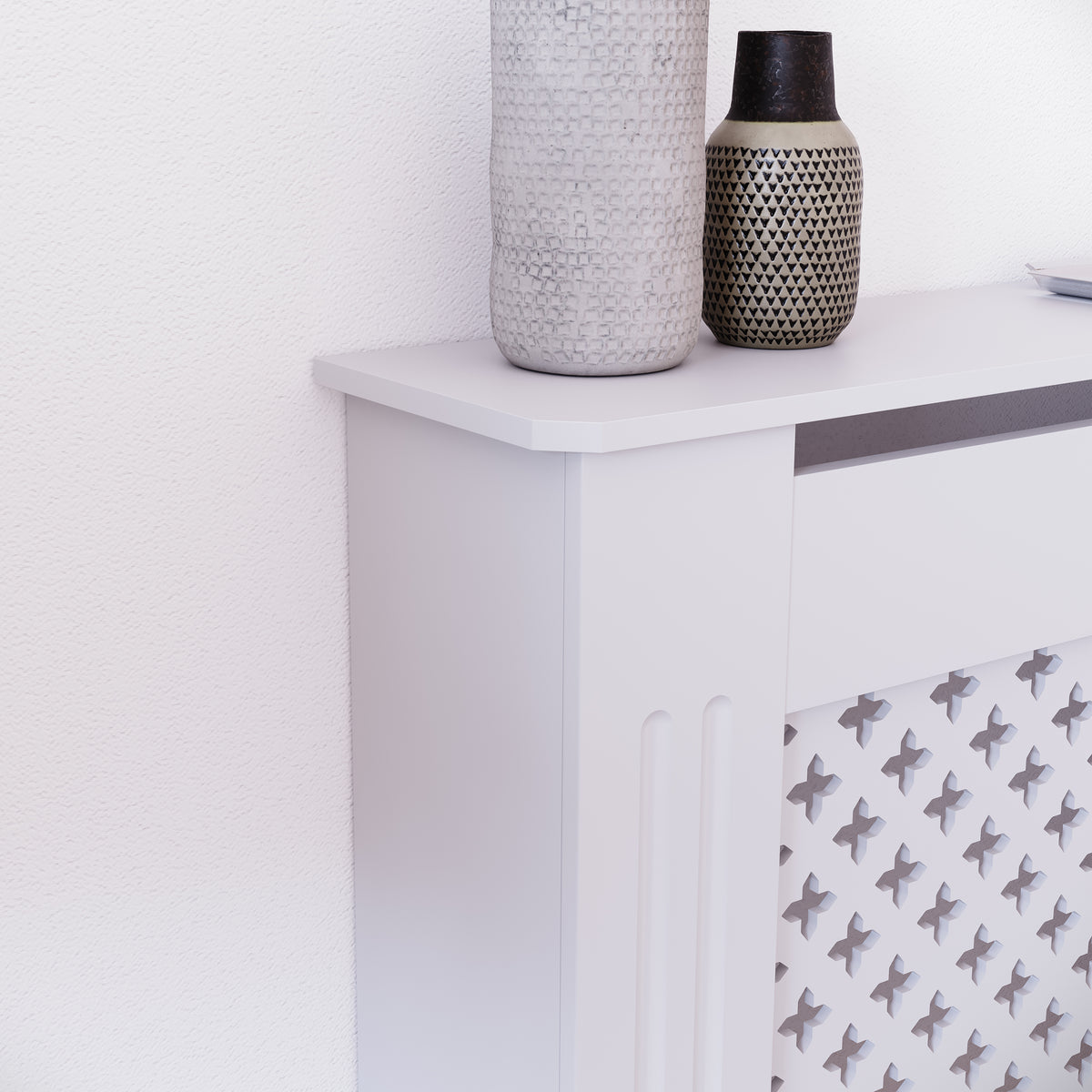 Oxford Radiator Cover - White, Large