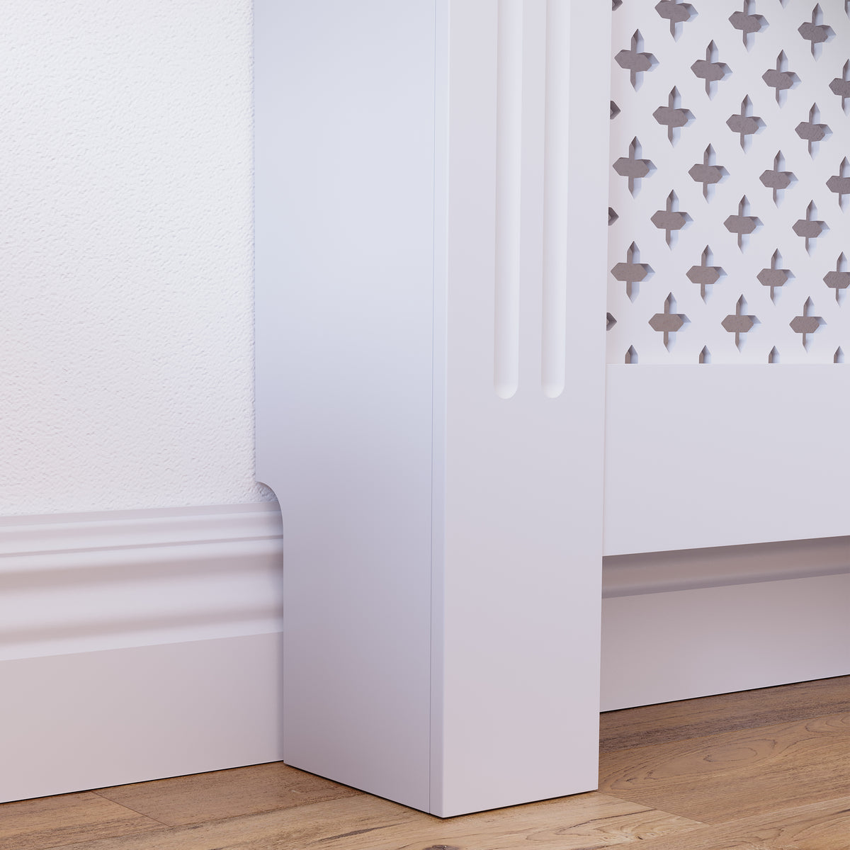 Oxford Radiator Cover - White, Large
