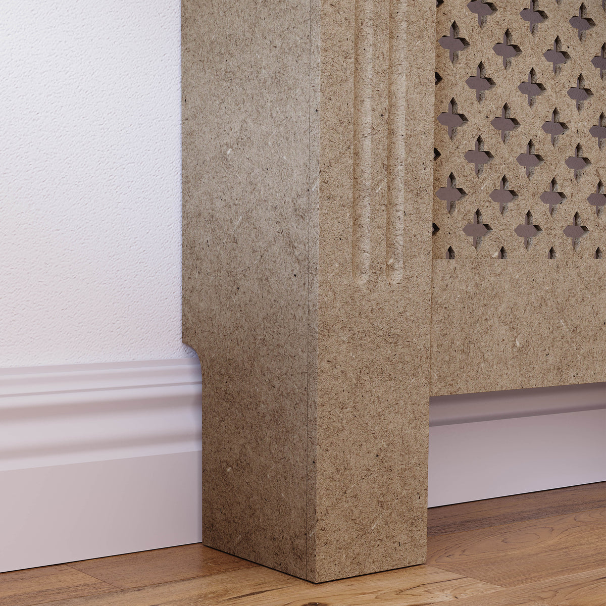 Oxford Radiator Cover - Unfinished, Large