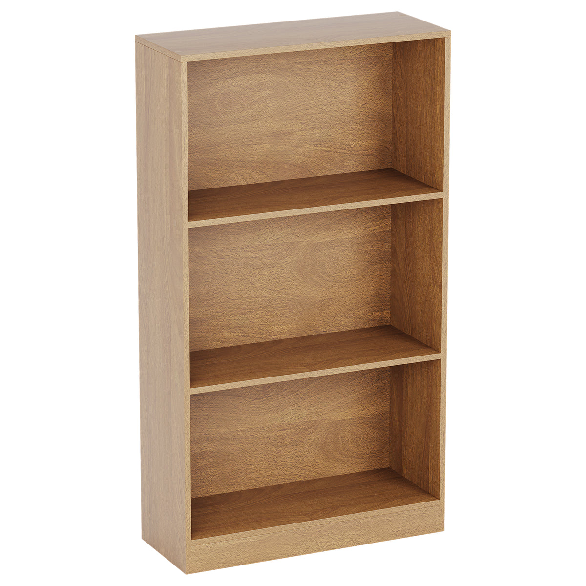 Cambridge 3-Tier Medium Bookcase - Oak