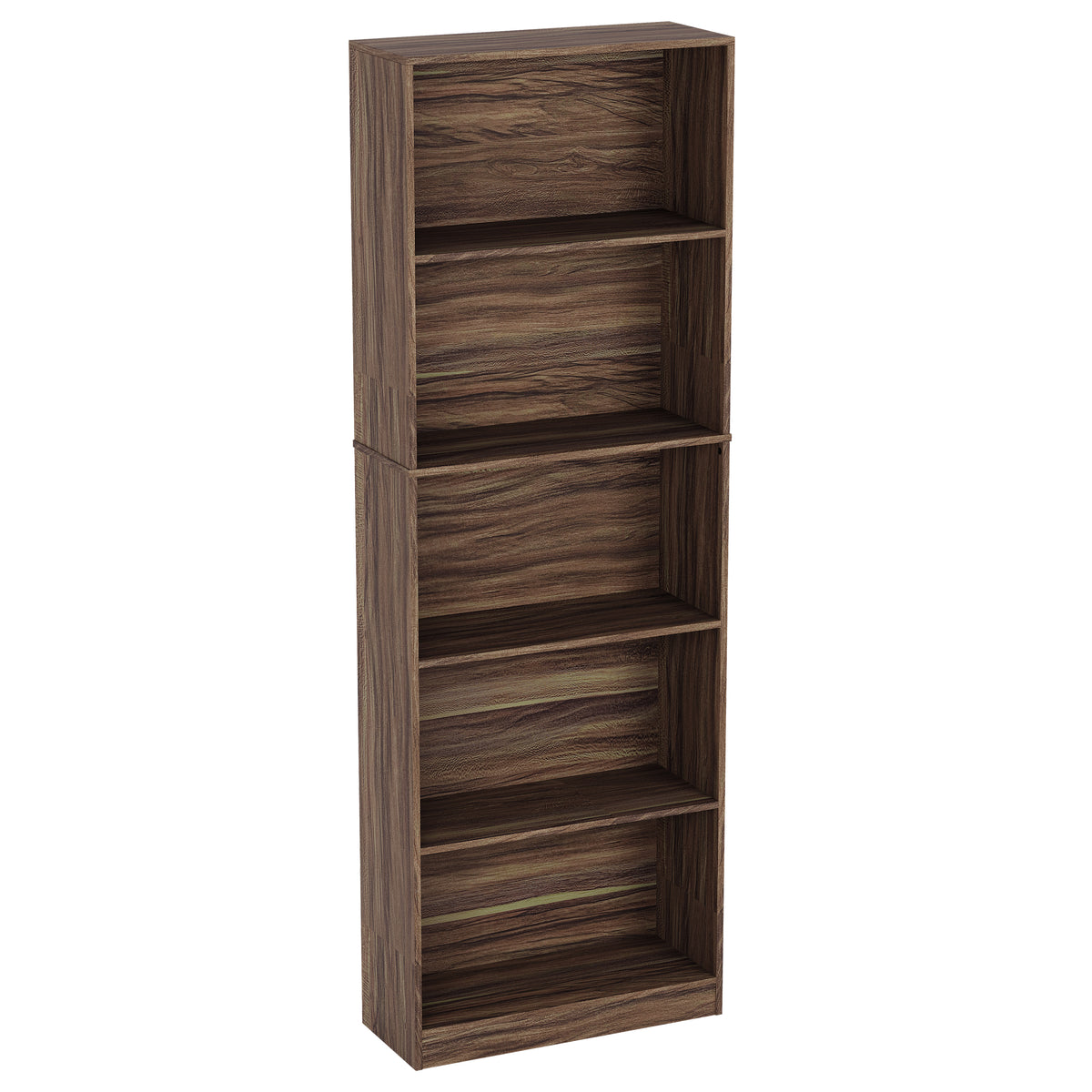 Cambridge 5-Tier Extra Large Bookcase - Walnut