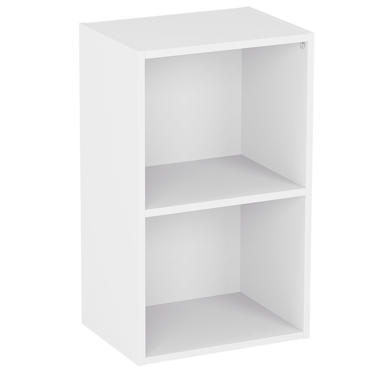 Oxford 2-Tier Cube Bookcase - White