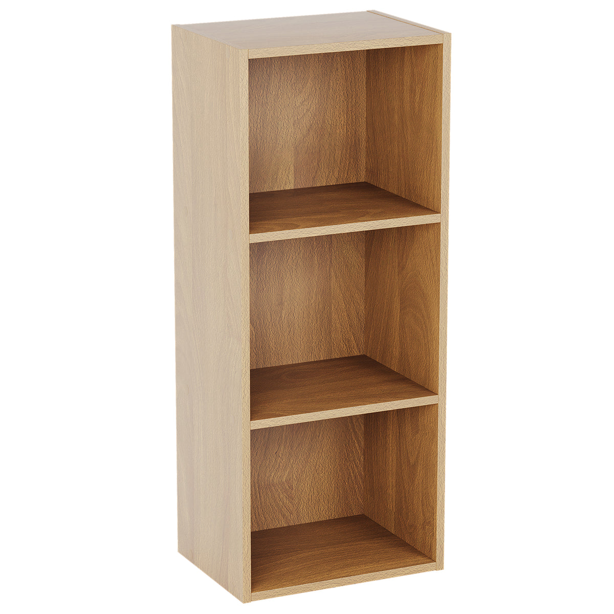 Oxford 3-Tier Cube Bookcase - Oak