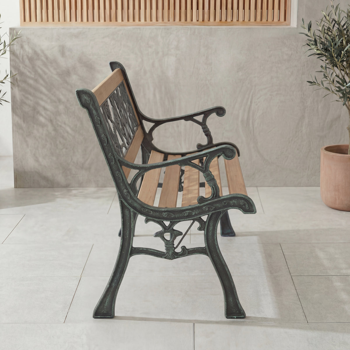 Garden Bench - Rose Style