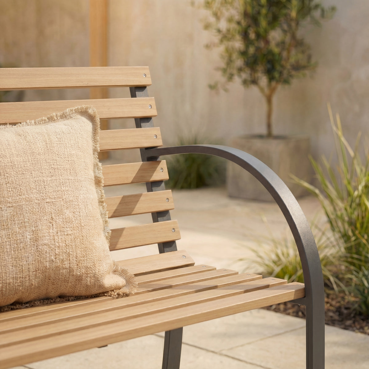 Slatted Garden Bench