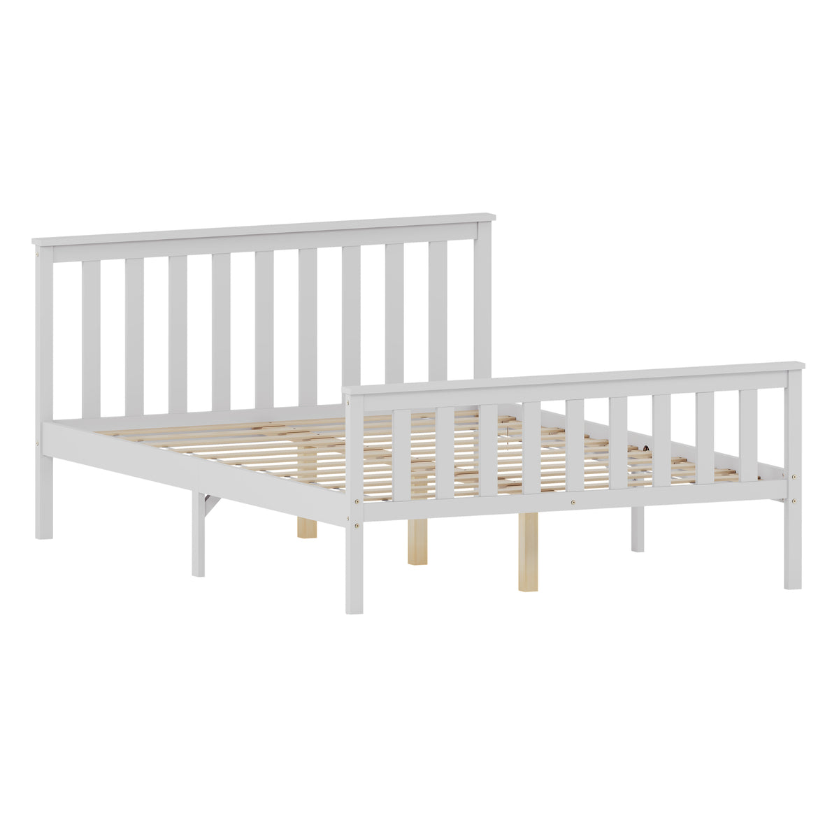 Milan Wooden Bed, High Foot