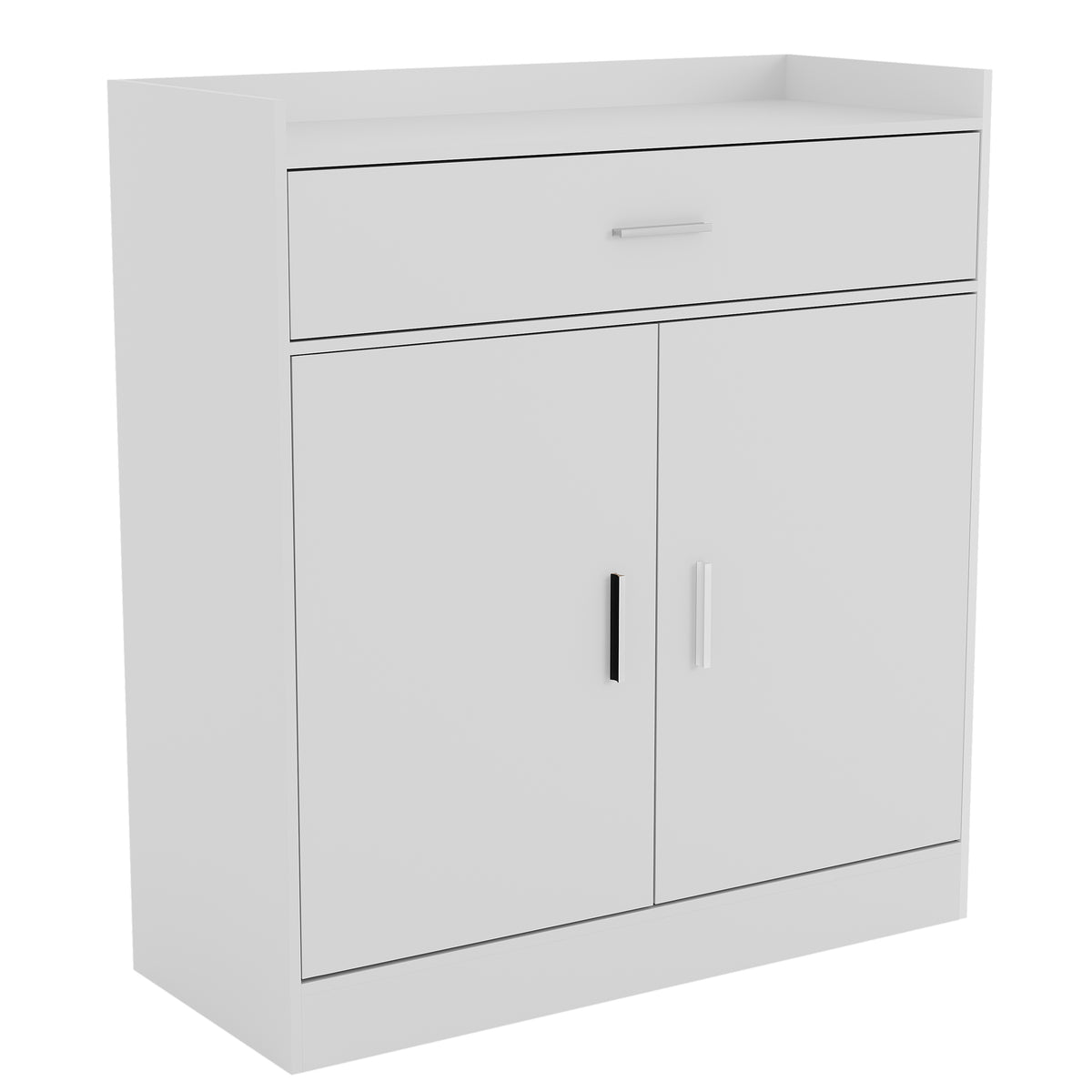 Dalby 2-Door 1-Drawer Shoe Cabinet, White