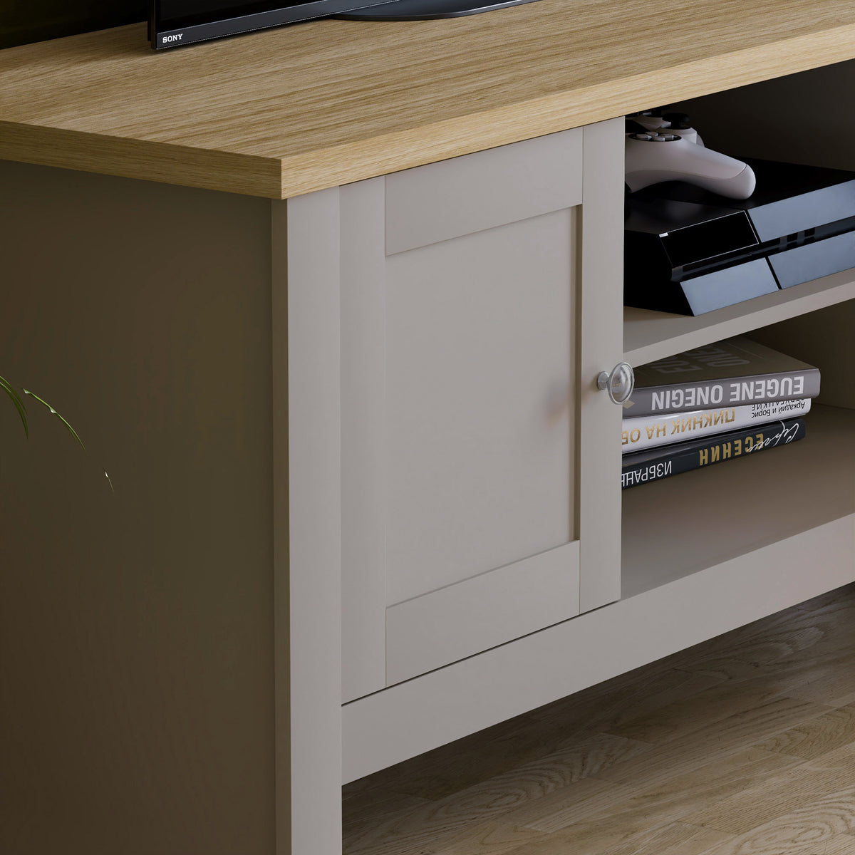 Arlington 2-Door TV Unit - Grey