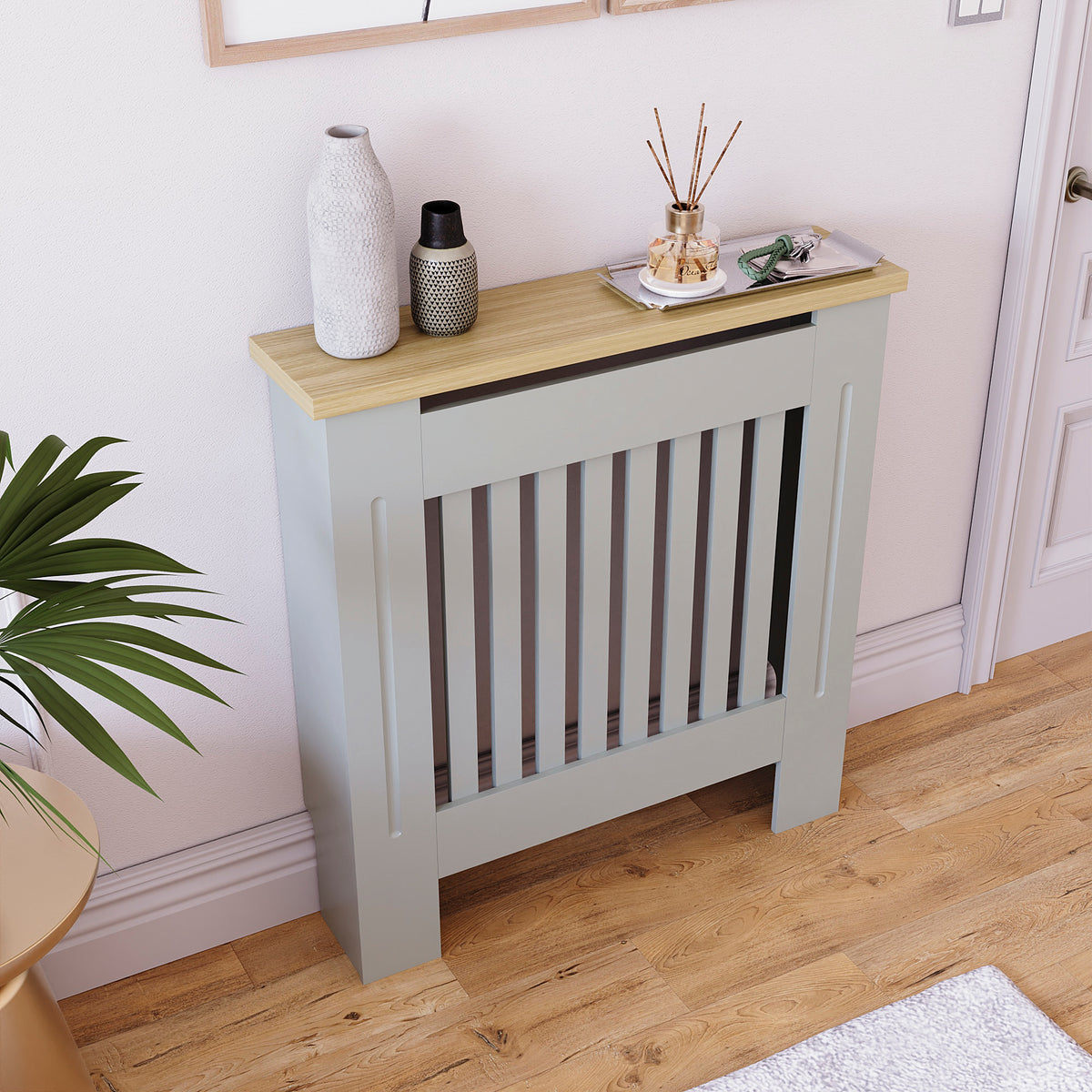 Arlington Radiator Cover - Grey, Small