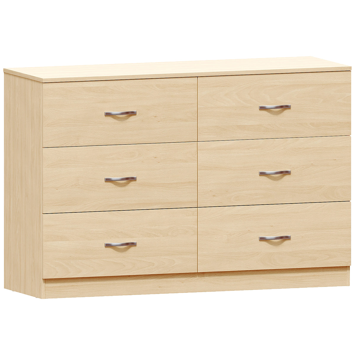 Riano 6 Drawer Chest Pine Bedroom Storage Unit