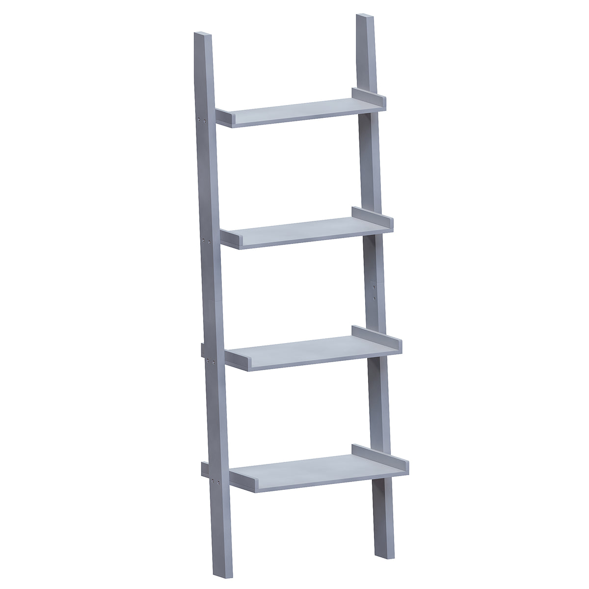 York 4-Tier Ladder Bookcase - Grey