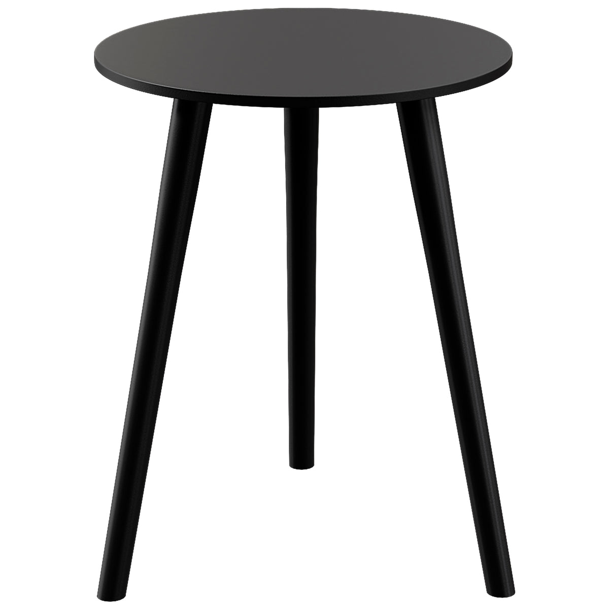 Round Side Table - Black