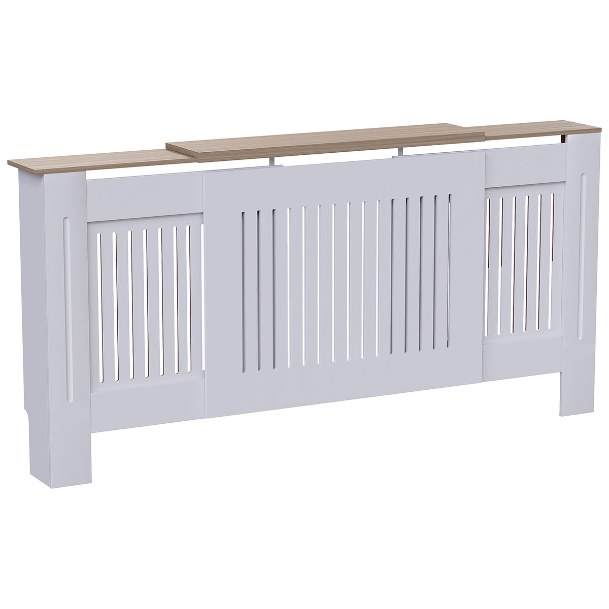 Arlington Adjustable Radiator Cover - White