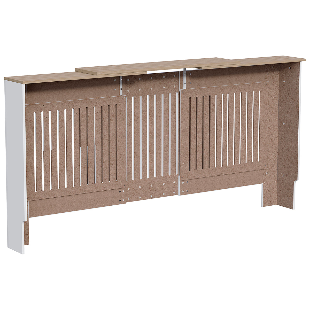 Arlington Adjustable Radiator Cover - White