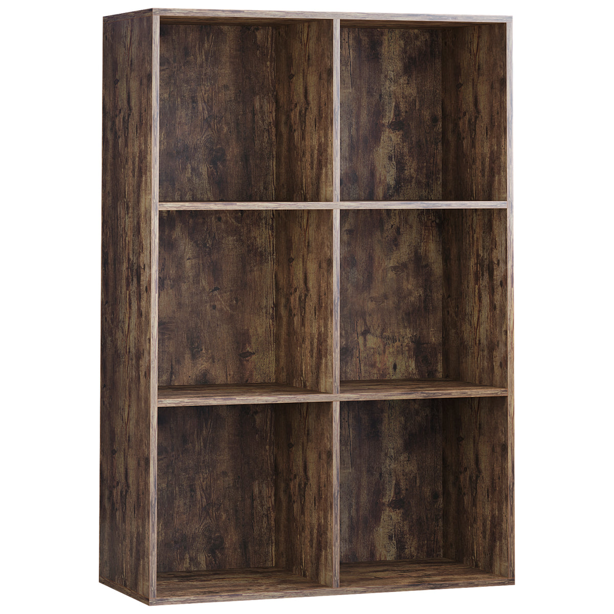 Durham 6-Cube Storage Unit - Dark Wood