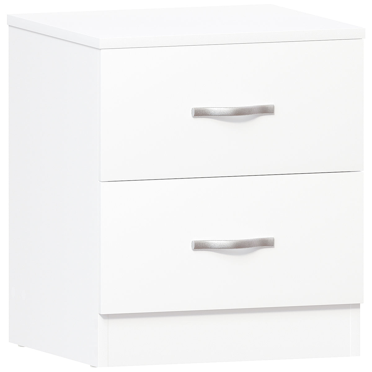 Riano 2 Drawer Bedside Chest Grey Bedroom Storage Unit
