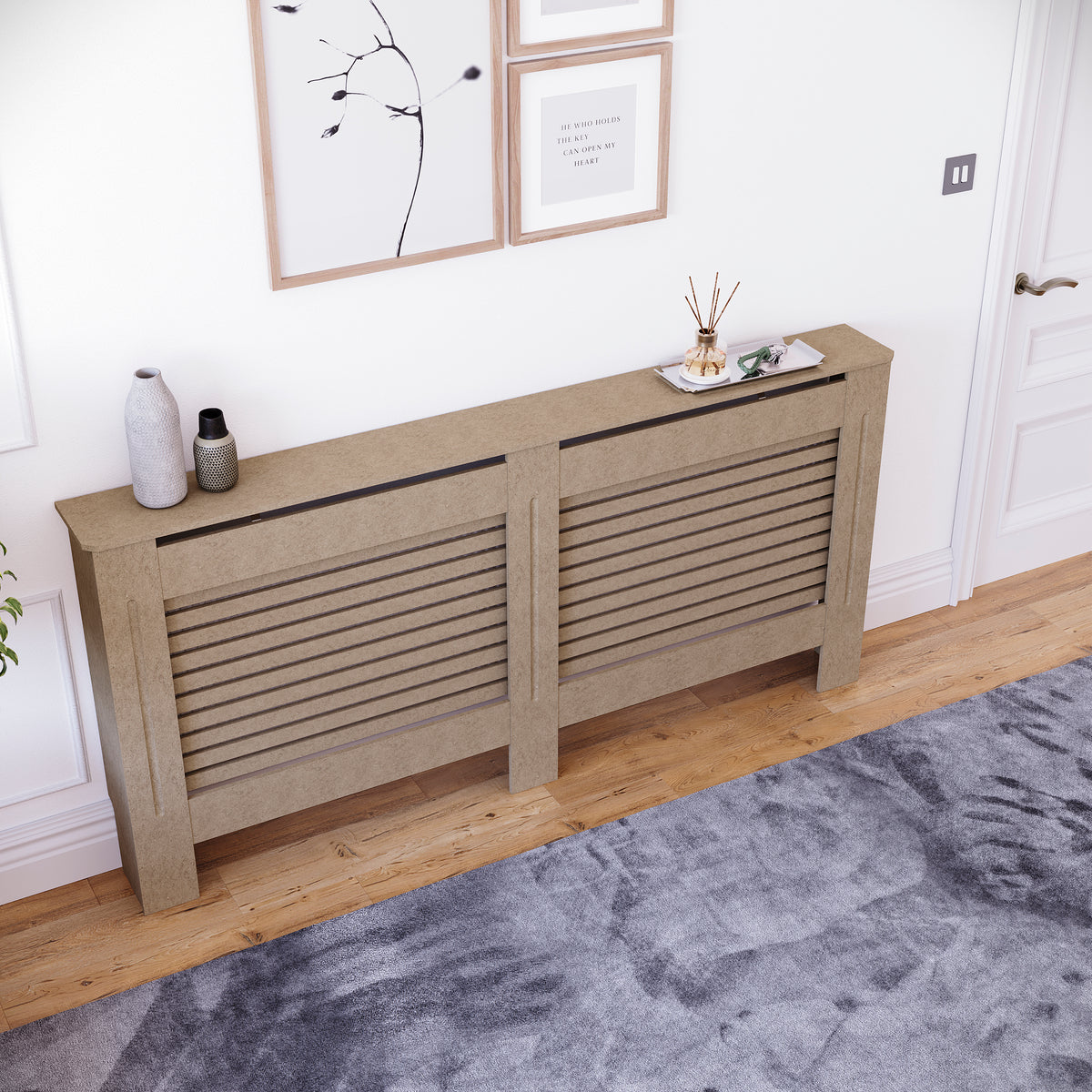 Milton Radiator Cover - Unfinished, Extra Large