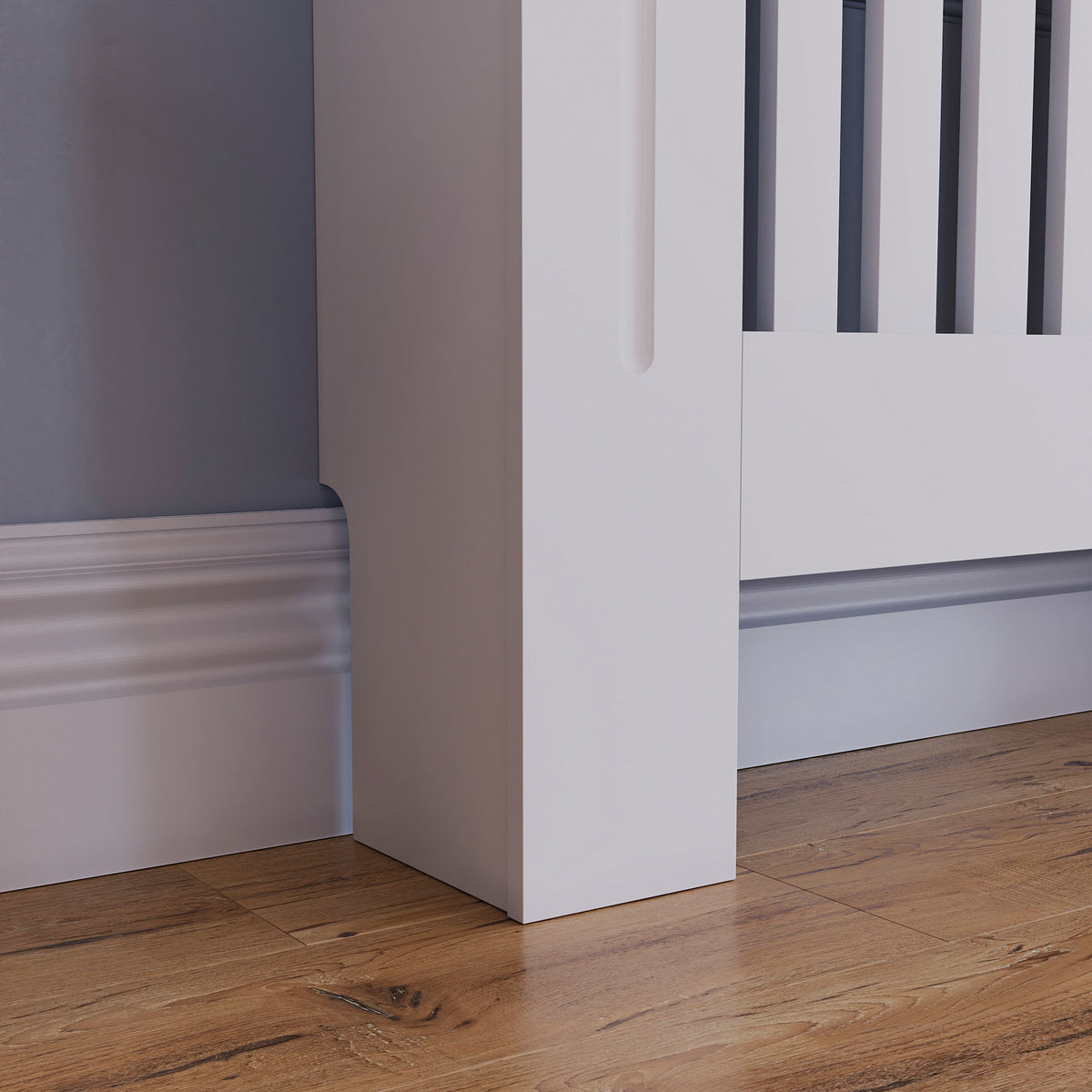 Chelsea Radiator Cover - White, Small
