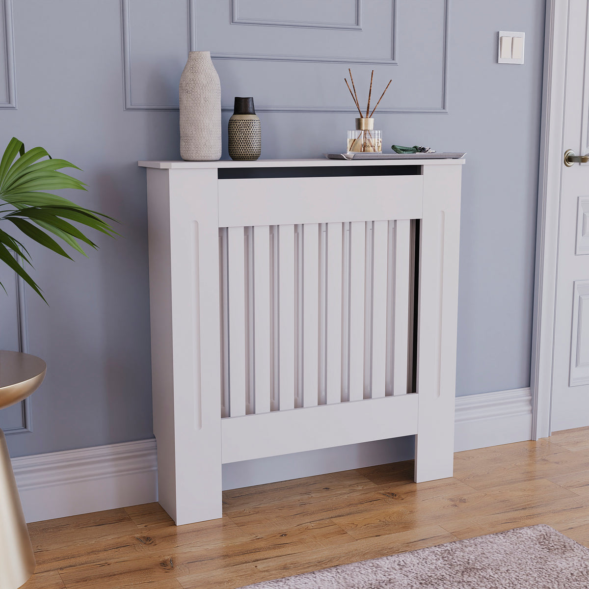 Chelsea Radiator Cover - White, Small