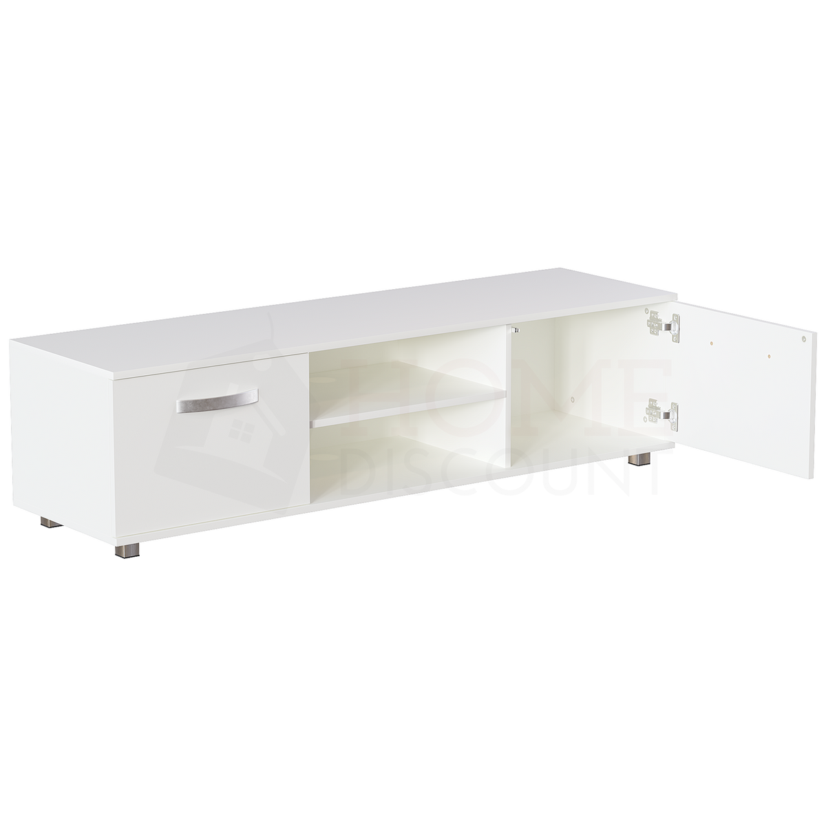 Cosmo 2-Door TV Unit, 140cm - White