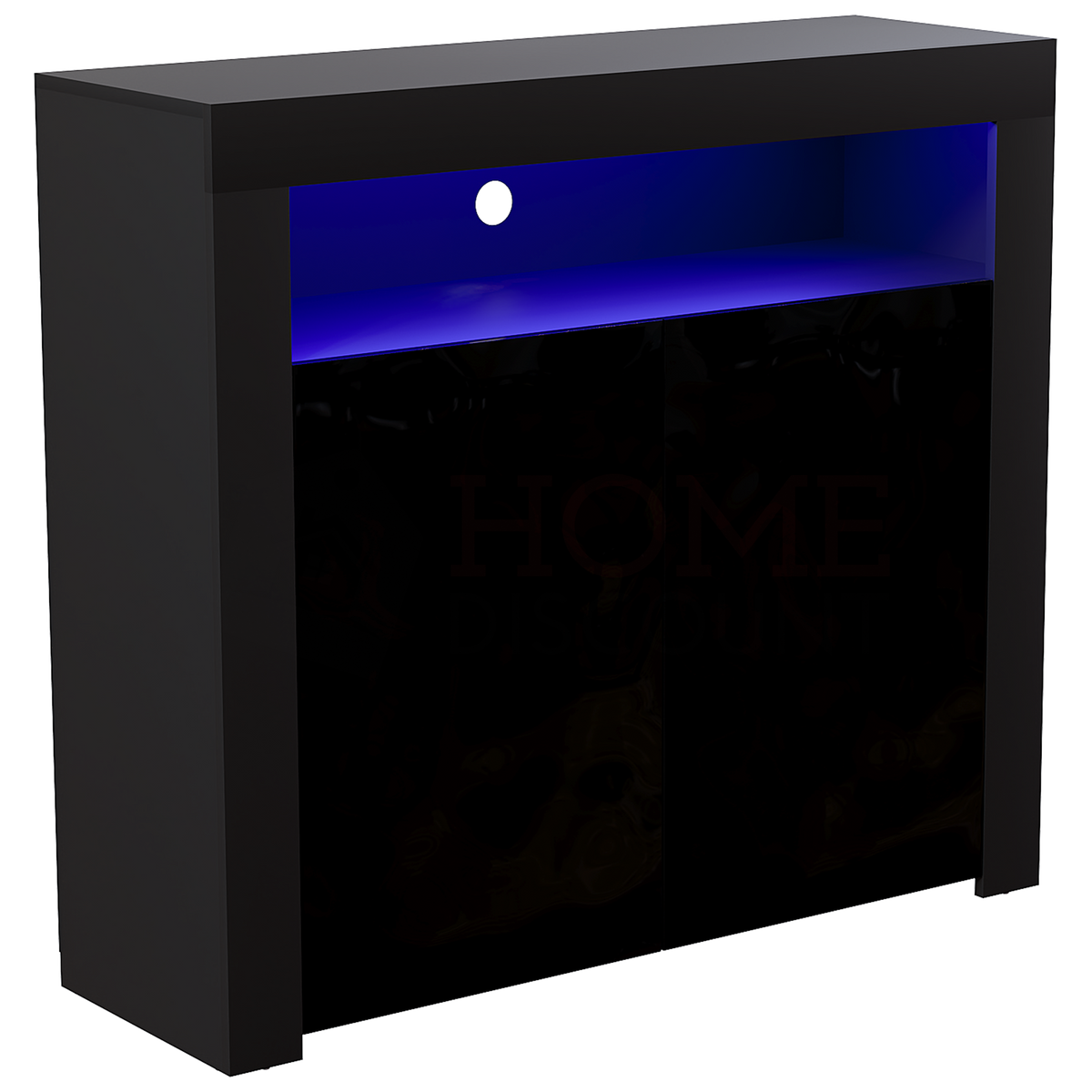 Nova 2-Door LED Sideboard - Black