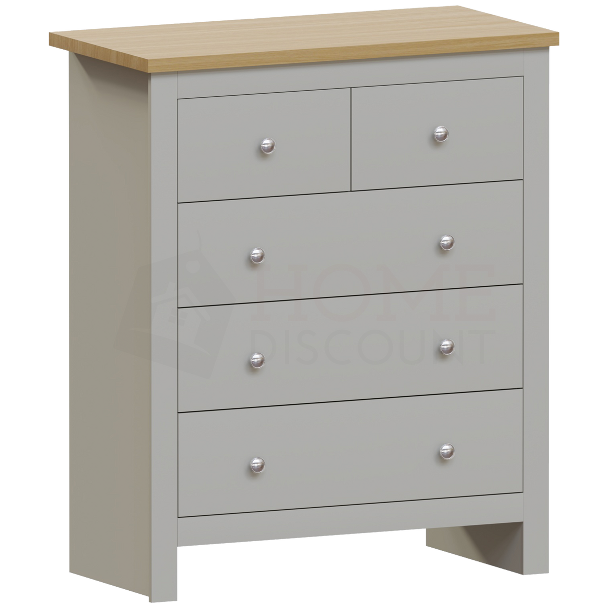 Arlington 5-Drawer Chest - Grey