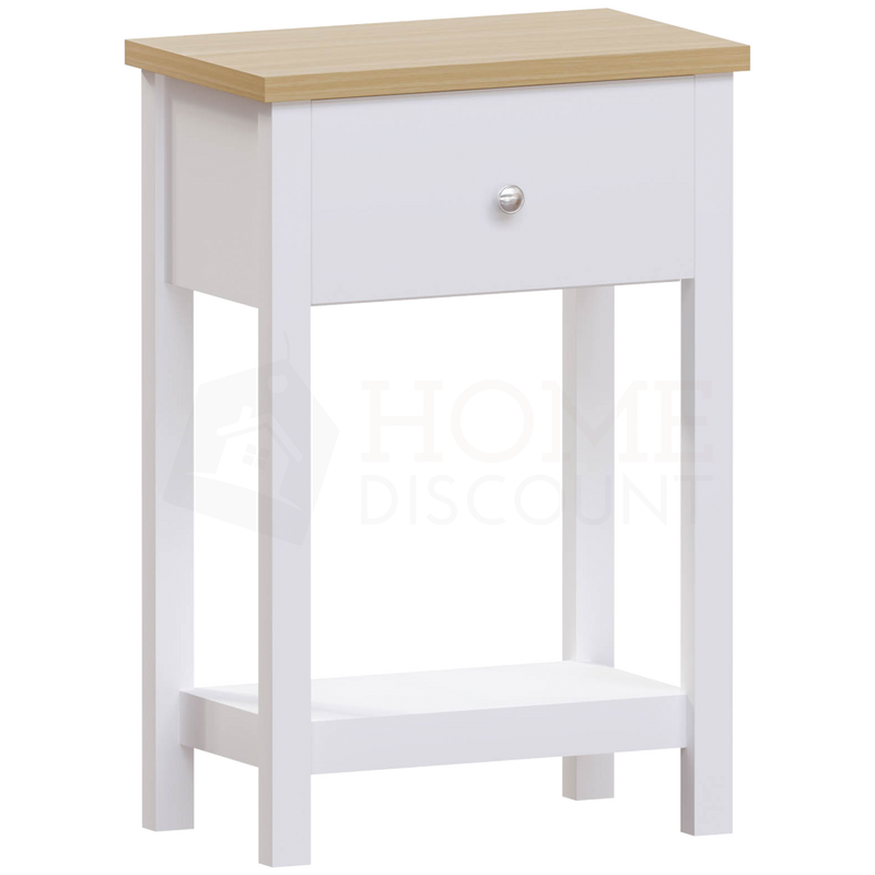 Arlington 1 Drawer Console Table, White