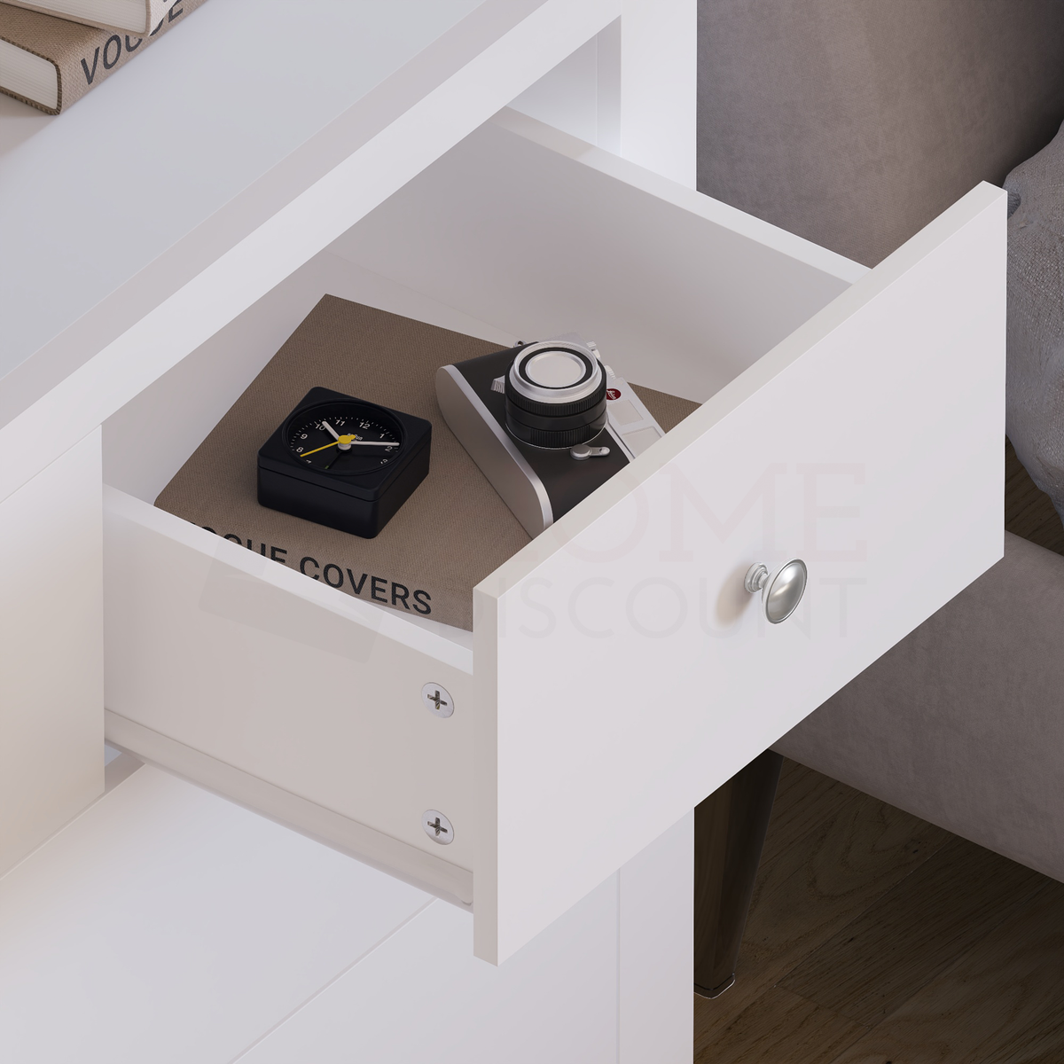 Arlington 5-Drawer Chest - White