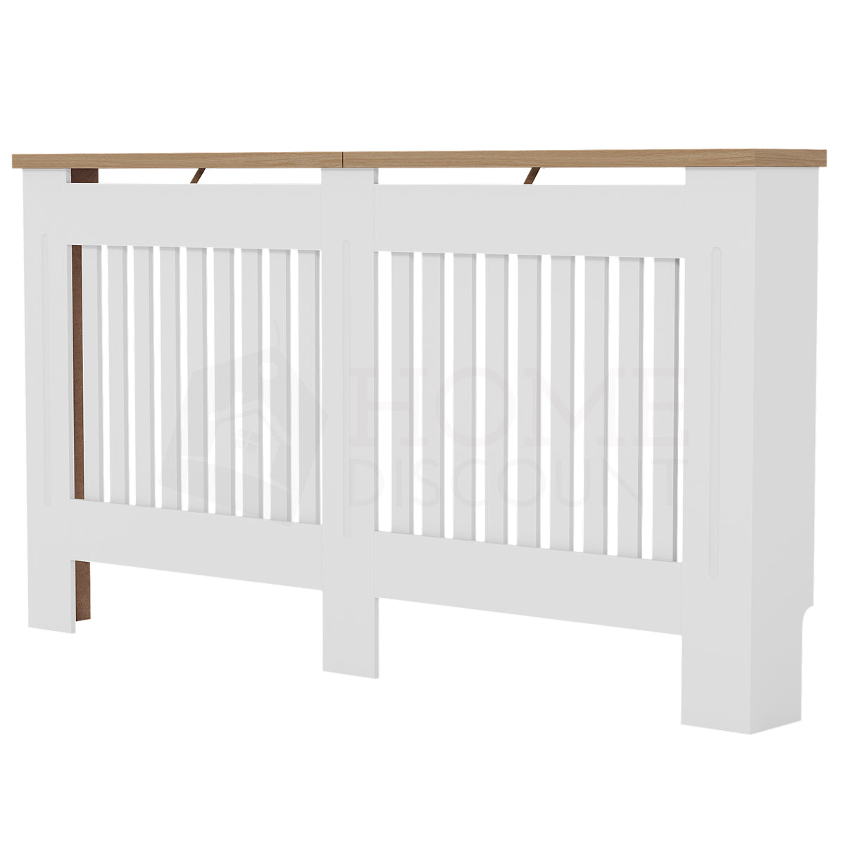 Vertical Slat Radiator Cover White, Medium (FSC 100%)