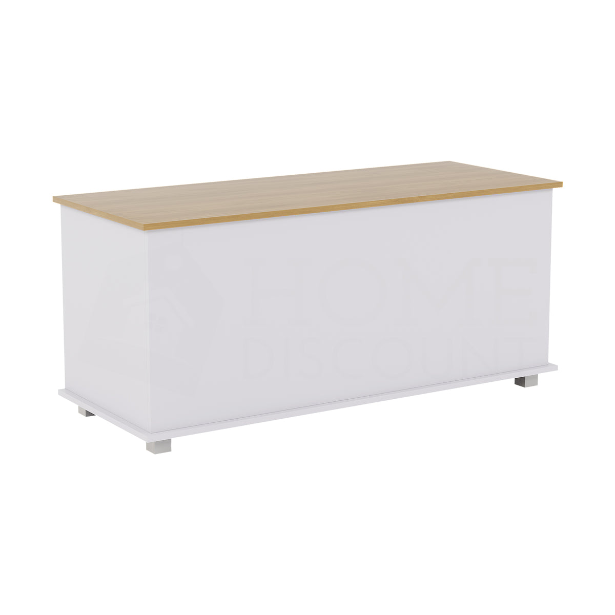 Arlington Storage Ottoman, White