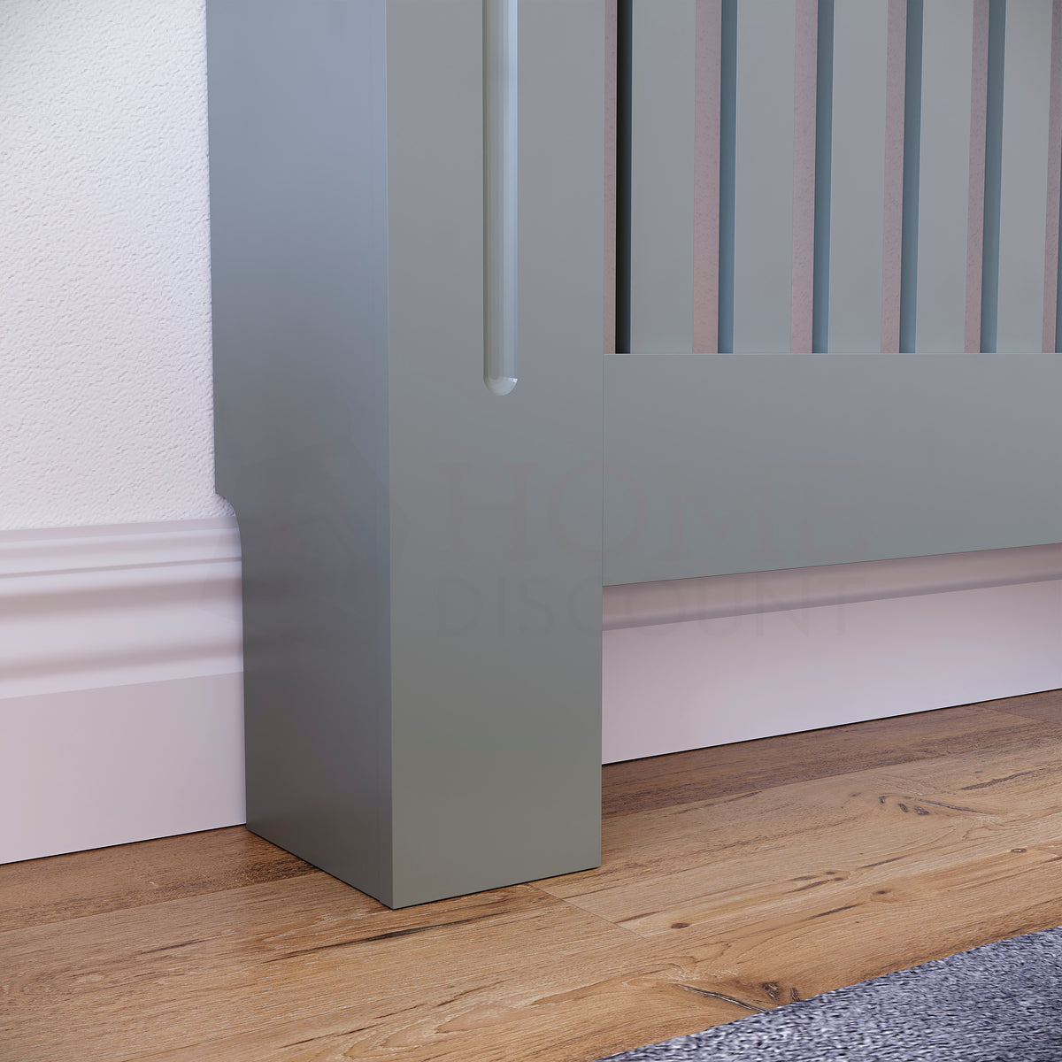 Chelsea Radiator Cover - Olive Grey, Large