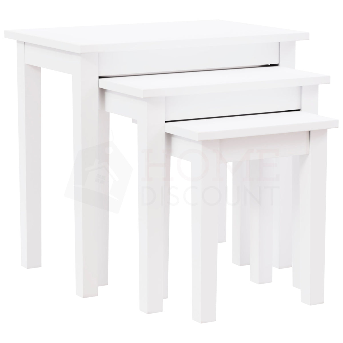 Yorkshire Nest of 3 Tables - White